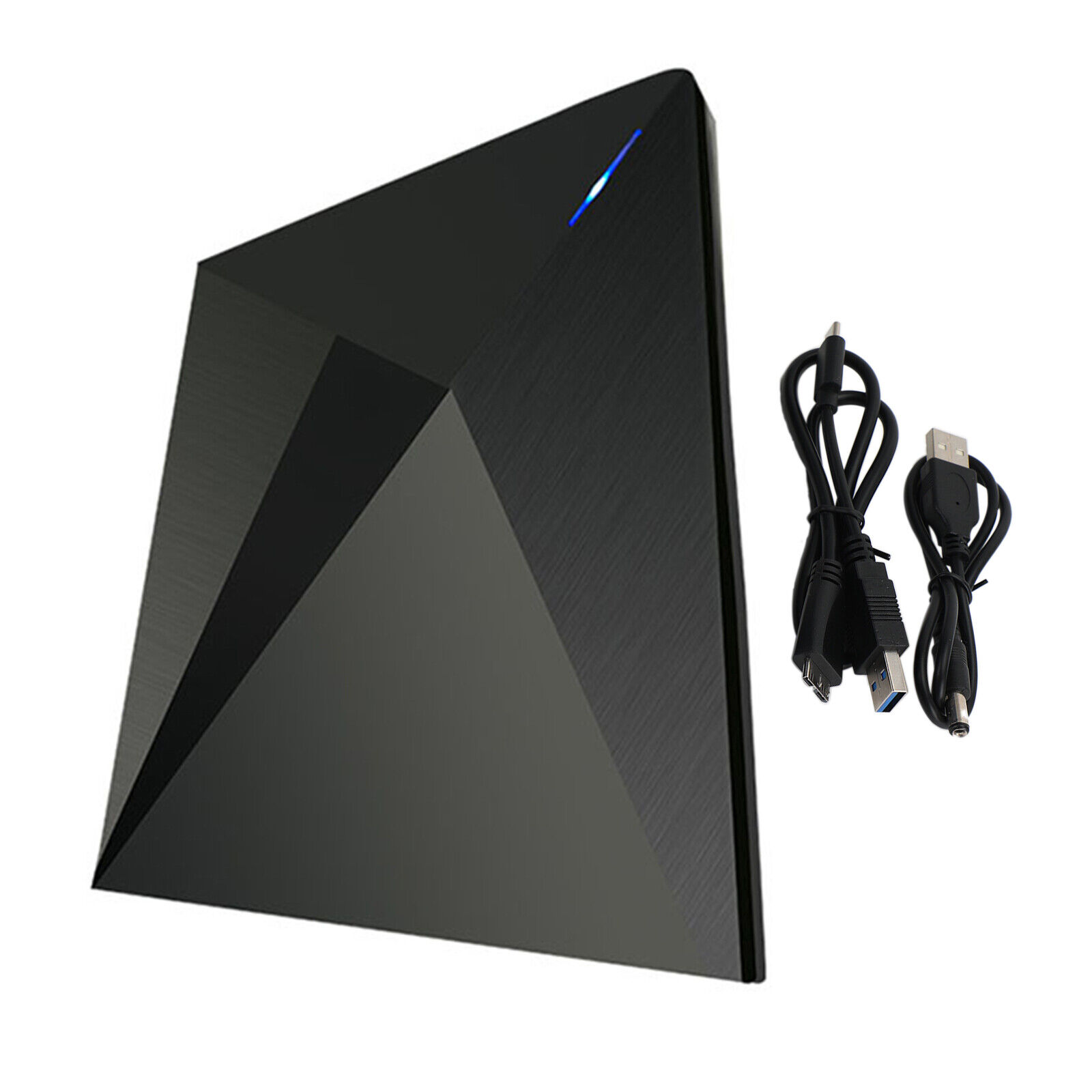 Ultra-Thin Type-C Usb External Dvd Cd Rw Drive Burner Player For Laptop Pc Black