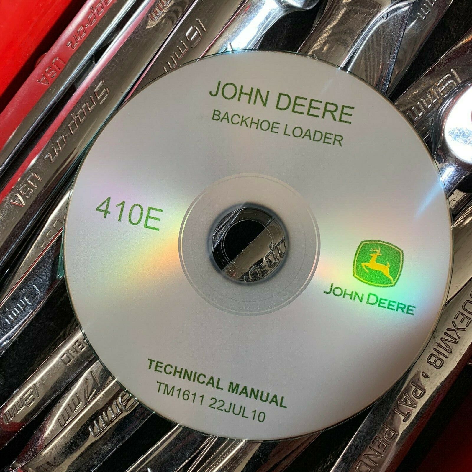 John Deere 410E Backhoe Loader Technical Service Repair Manual TM1611 22JUL10 CD
