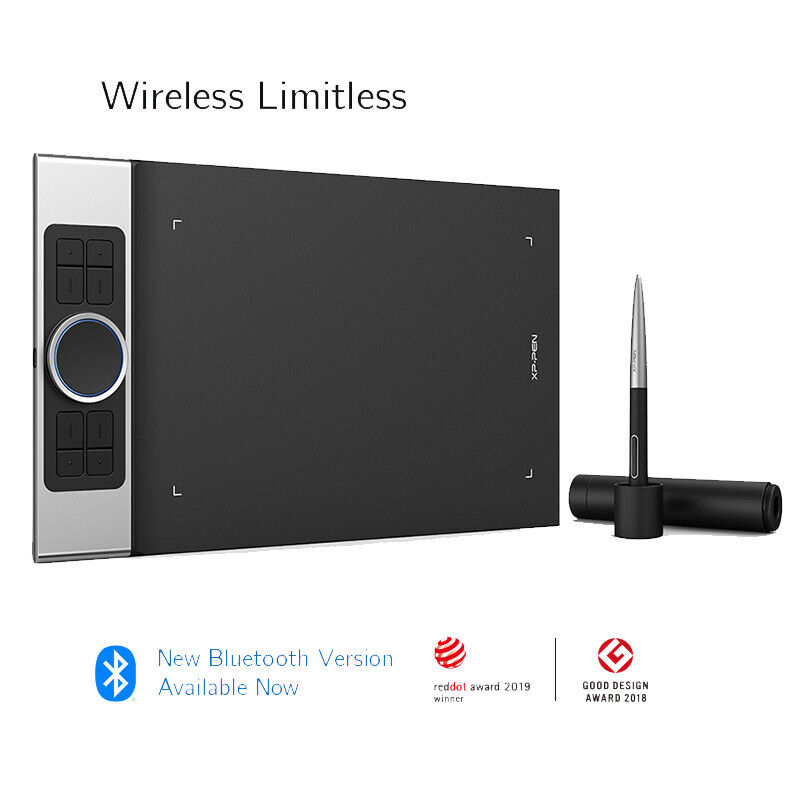 XP-Pen Deco Pro Wireless Bluetooth 5.0 Graphic Drawing Tablet Tilt 8192 Levels