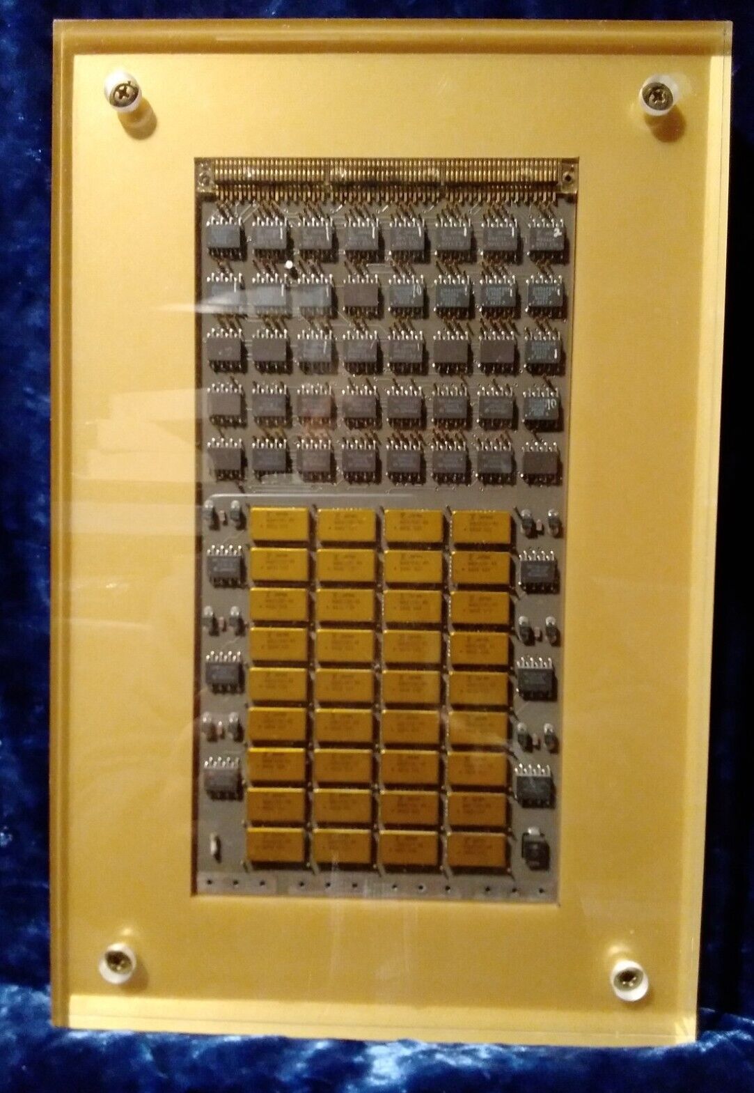 Cray-2 SuperComputer Memory Board in Lucite. No Engraving. $20+ more Engraving.