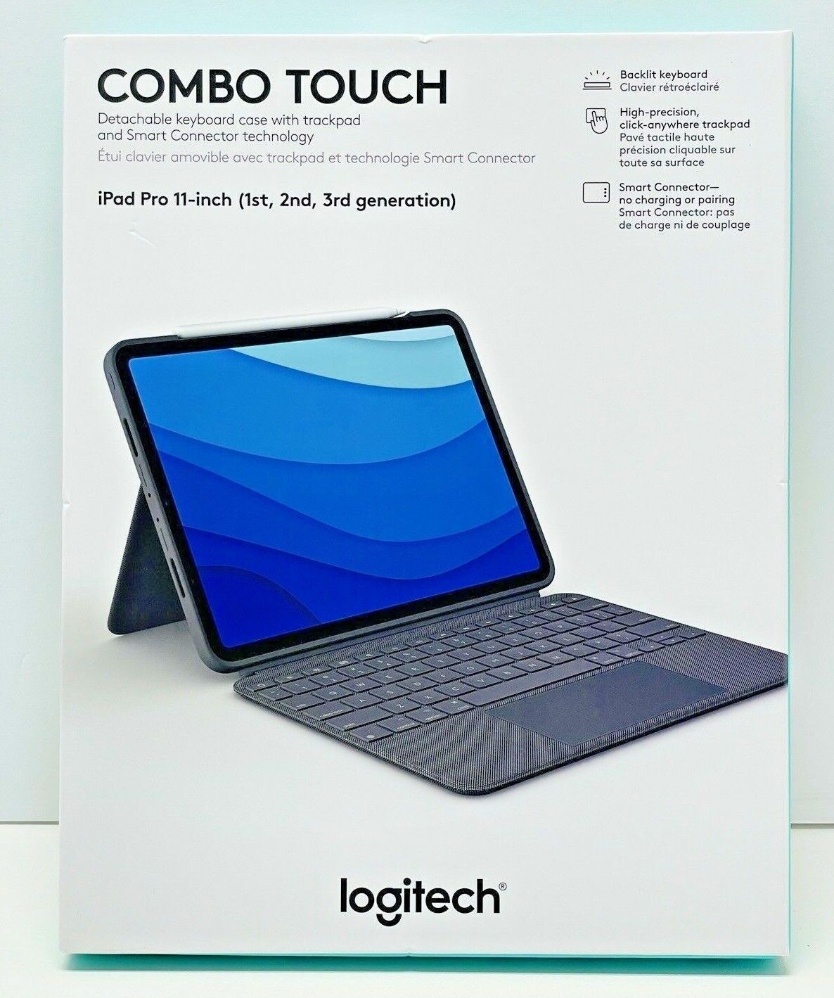 Logitech Combo Touch Keyboard Case Apple iPad Pro 11