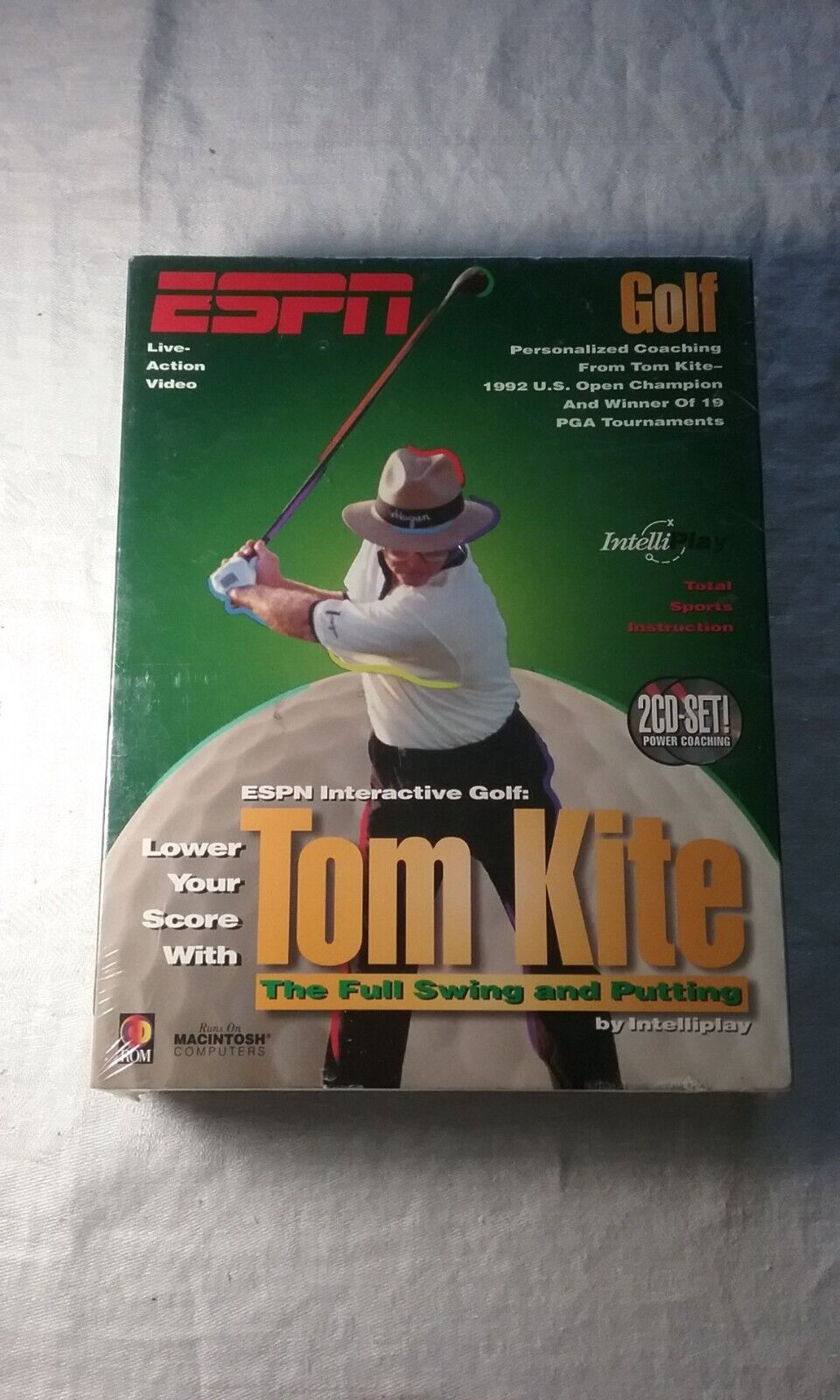Tom Kite: Full Swing & Putting  MAC CD ESPN 1994 New Sealed