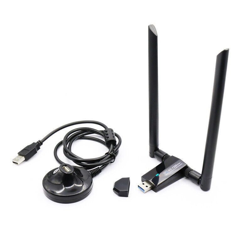 Dbit 1200Mbps USB3.0 Wireless WiFi Adapter Dongle 5G/2.4G for Desktop Laptop PC