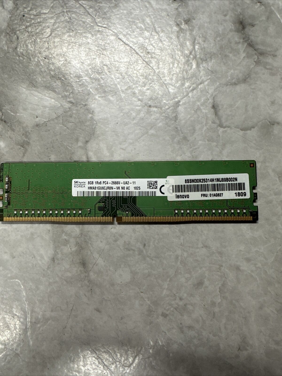 8GB (2X4GB)HYNIX HMA851U6CJR6N-UH N0 AC 4GB 1RX16 PC4-2400T RAM MEMORY