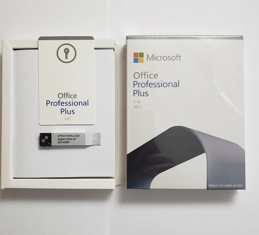 Microsoft Office 2021 Pro Professional Plus USB Flash Package & Activation Key