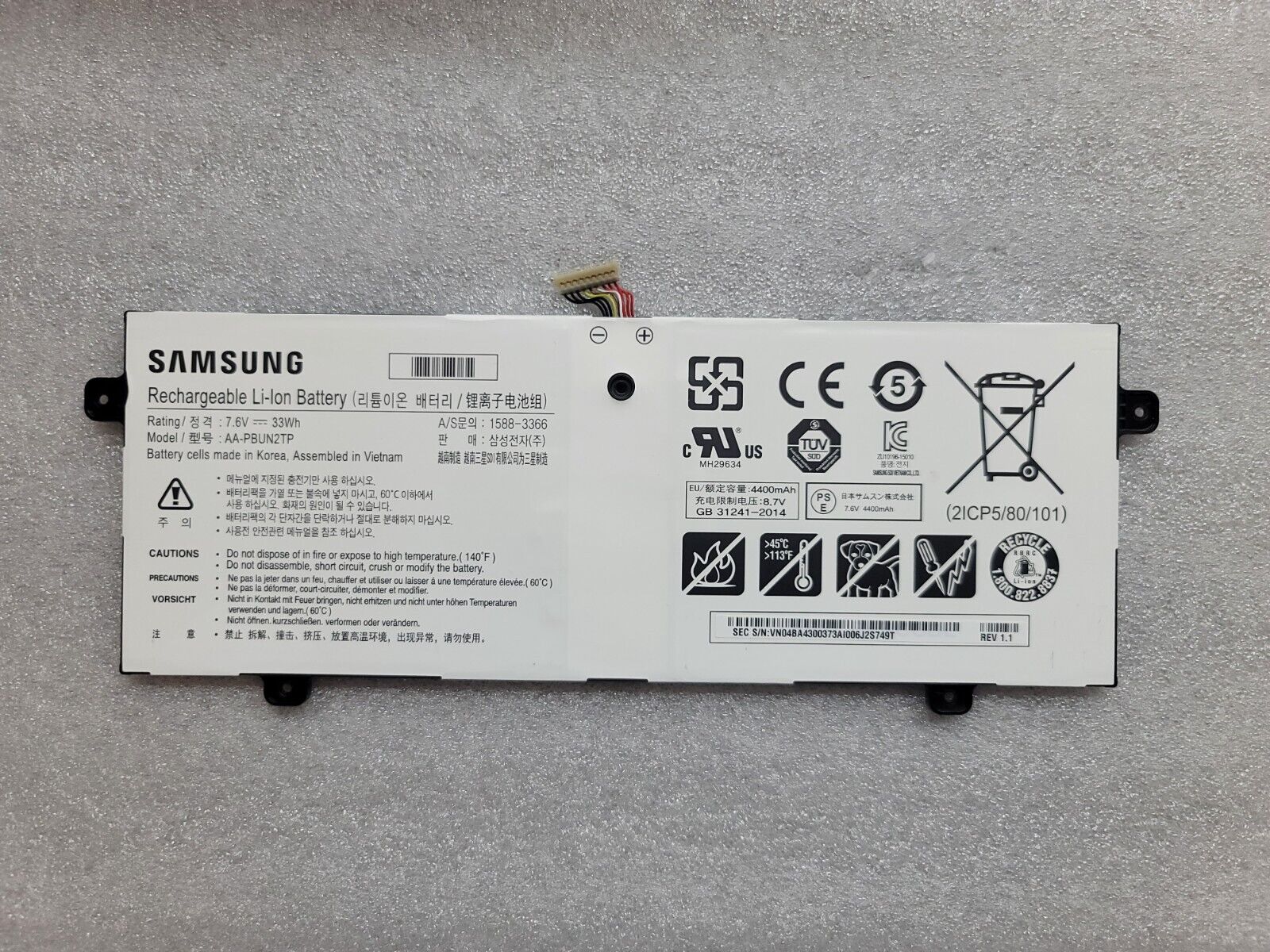OEM Genuine Battery for Samsung Chromebook XE500C13 AA-PBUN2TP - TESTED FULLY