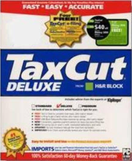 TaxCut 2003 Deluxe PC CD amend file audit past federal tax returns forms laws +