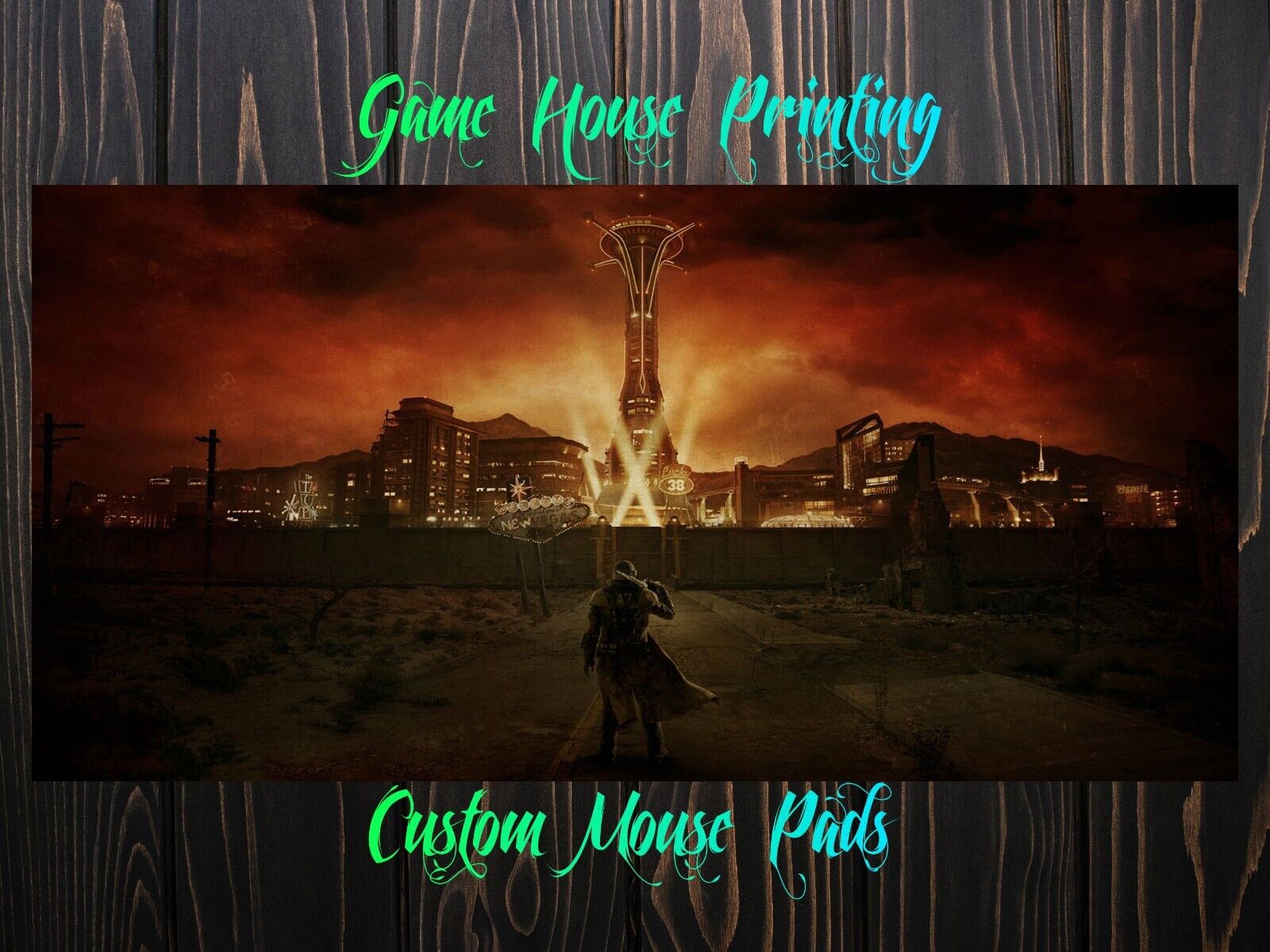 Fallout Vegas Landscape Custom Mousepad