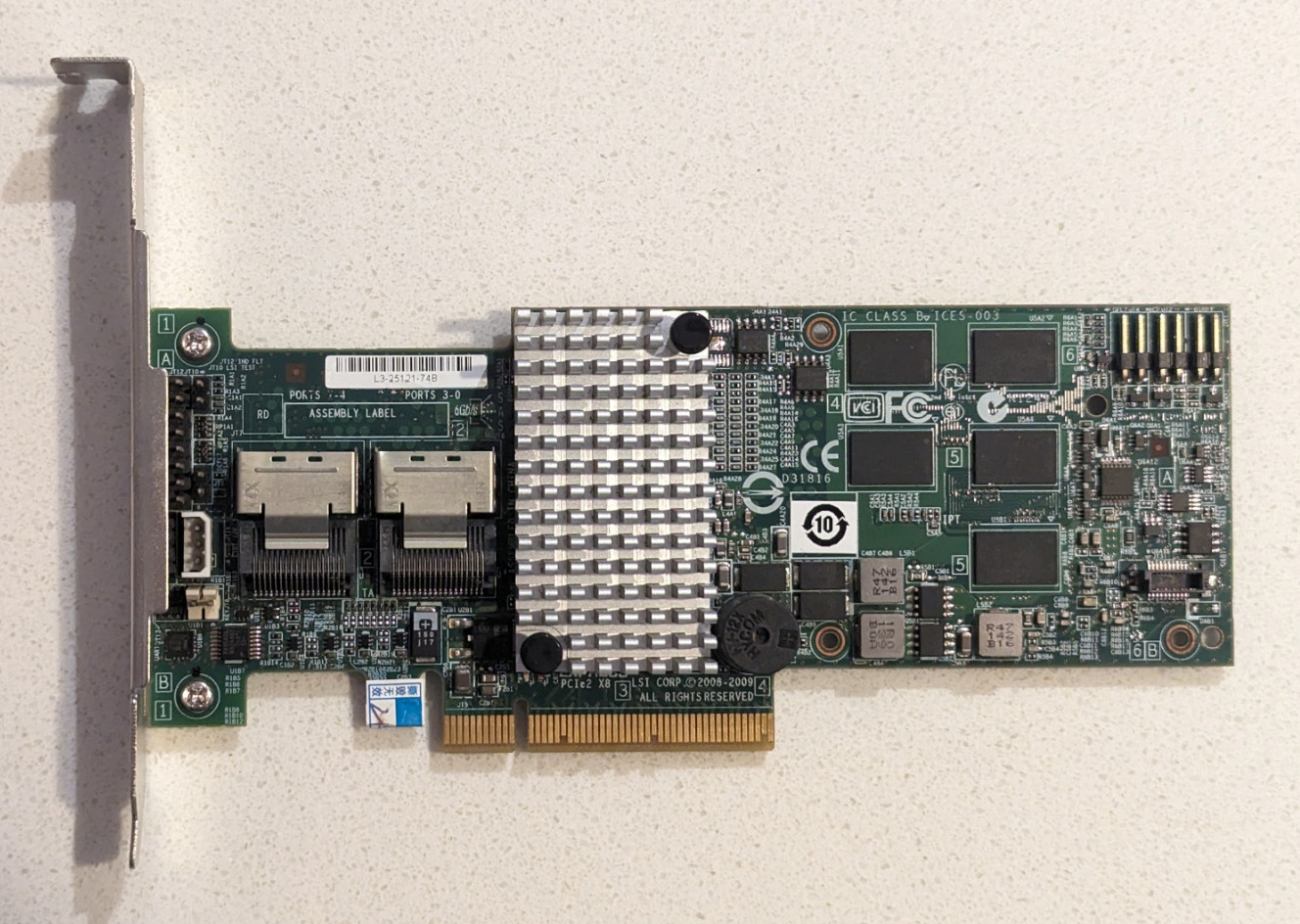 LSI MegaRAID PCIe RAID Controller Card SAS 9260-8i L3-25121-74B
