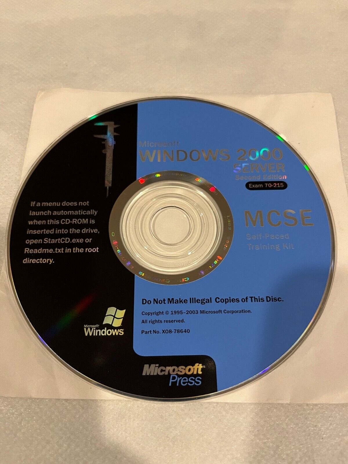 Microsoft Windows 2000 Server 2nd Edition Exam 70-215 MCSE Self-Paced Training 