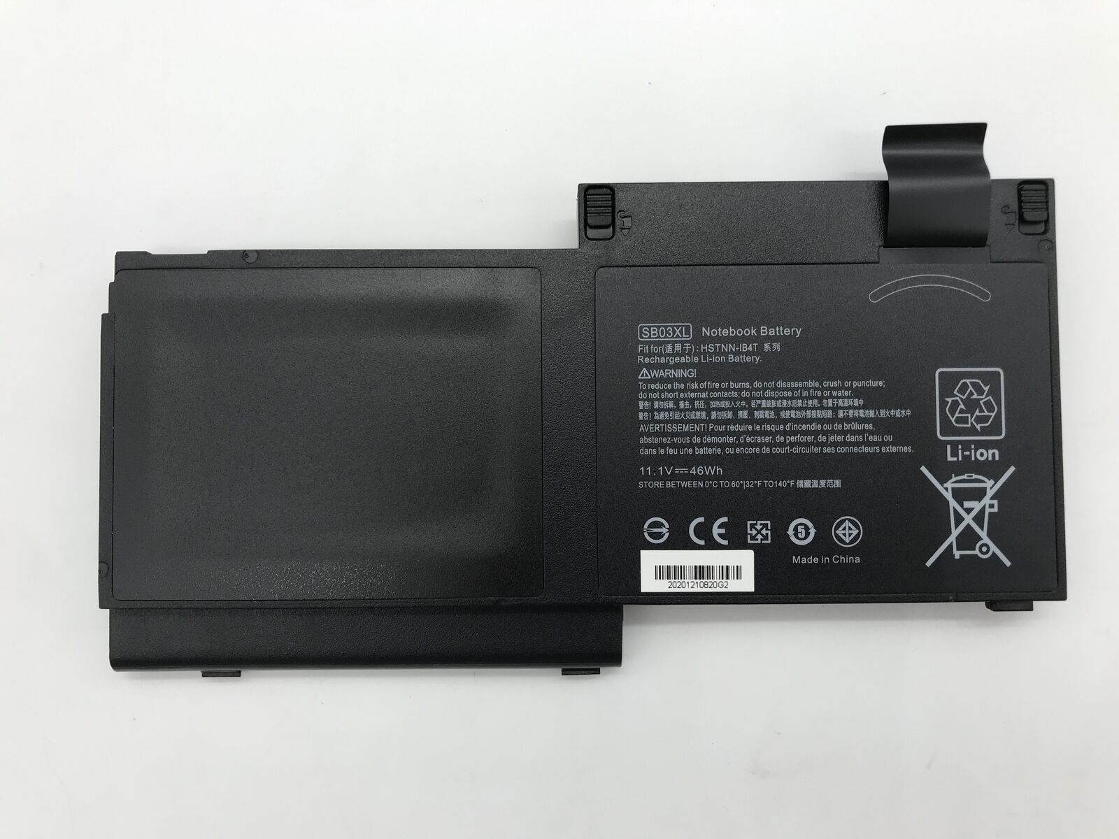 Replacement Battery for HP Elitebook 820 G1 G2 720 11.25V 46Wh SB03XL SB03046XL