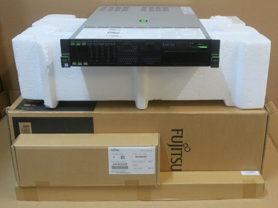Fujitsu Primergy RX2540 M4 2x 10C Silver 4114 2.2GHz 16GB Ram 8x 2.5\