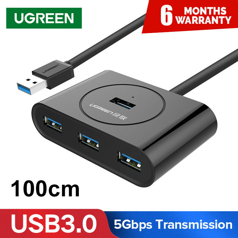 UGREEN USB 3.0 HUB 4 Ports USB Hub Splitter For Macbook Laptop PC Computer HDD