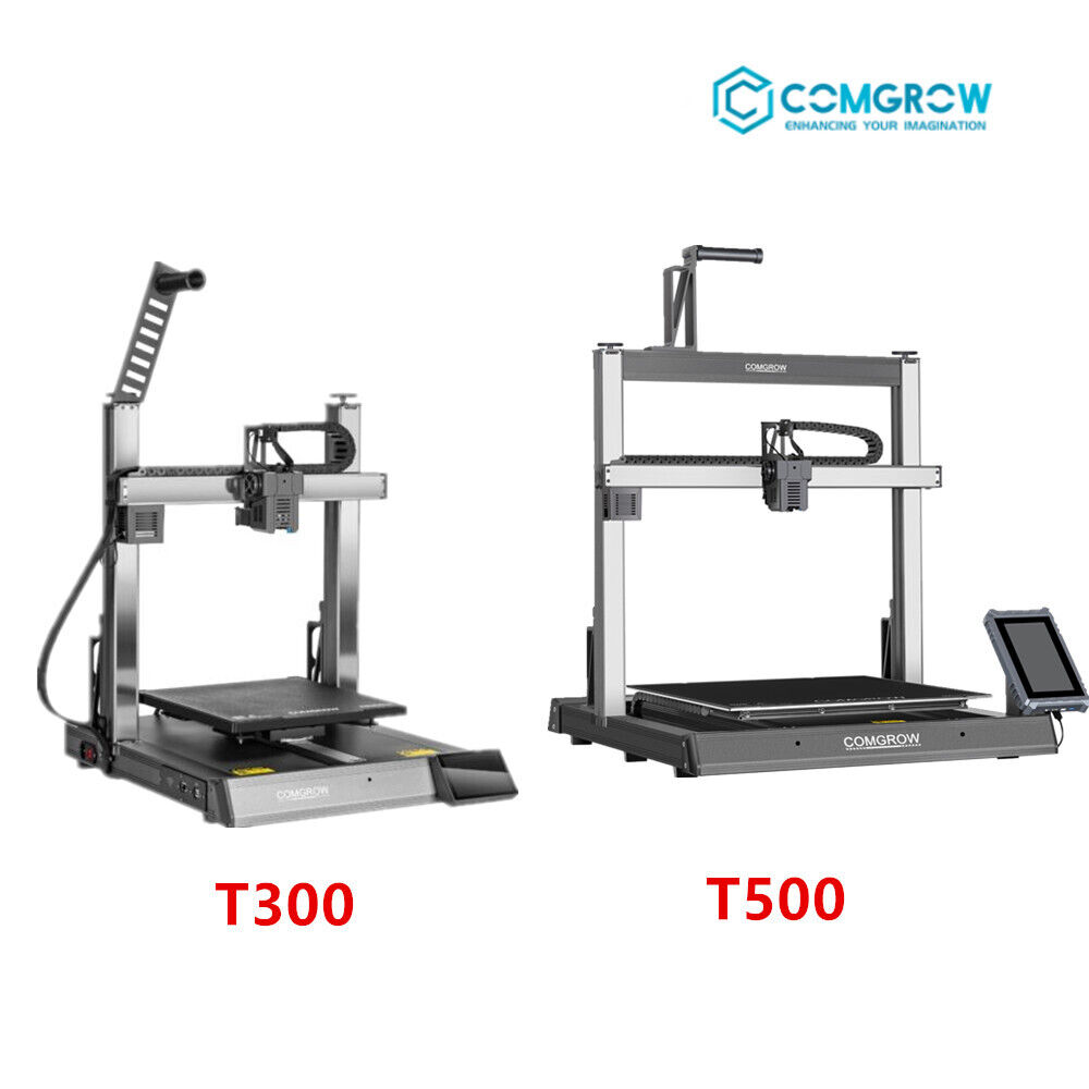 Comgrow T300/T500 Extra large Size 3D Printer Ready To Ship US With 1kg Filament