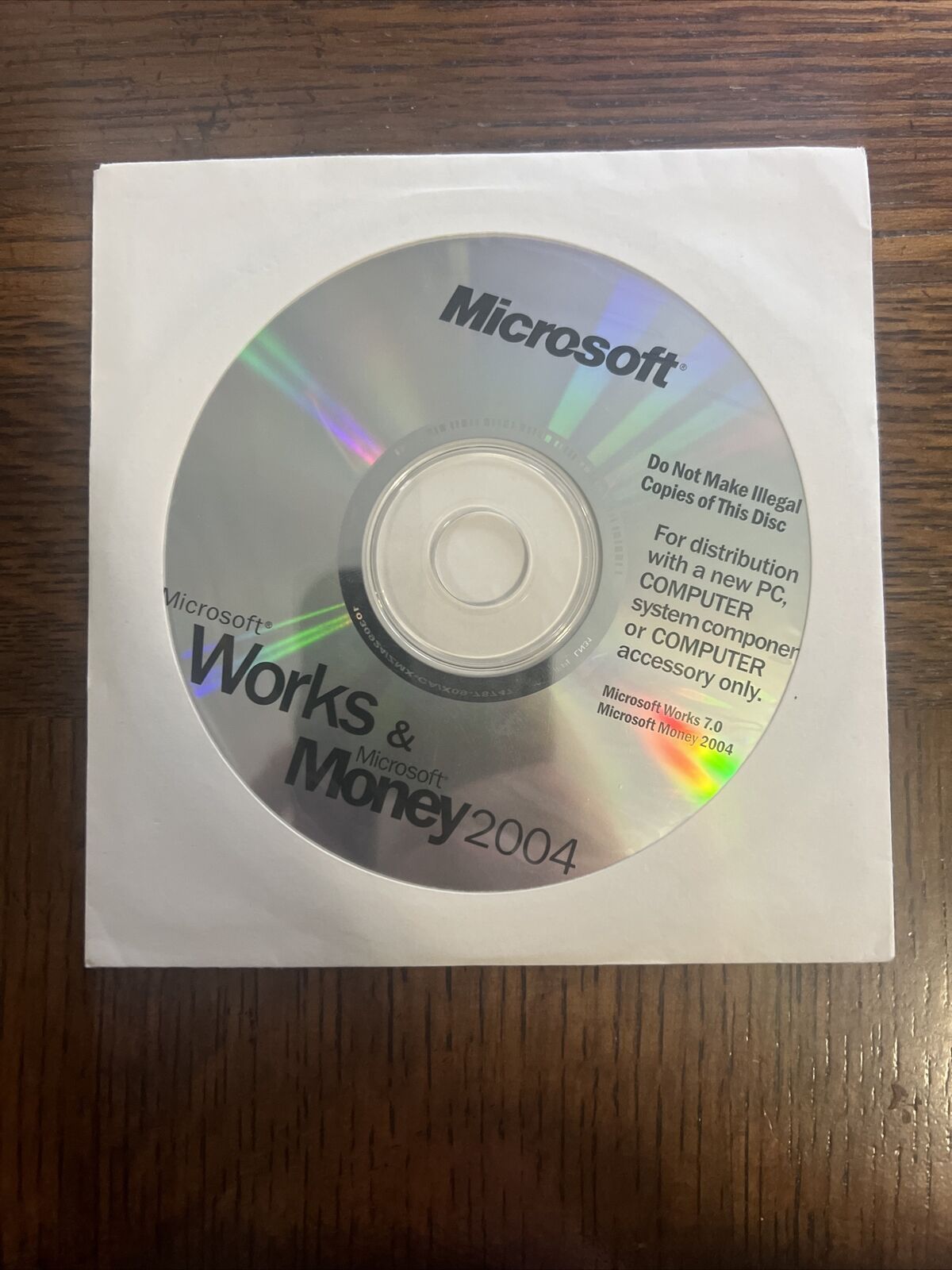 Microsoft Money 2004 Standard Software Disc - Sealed Brand New