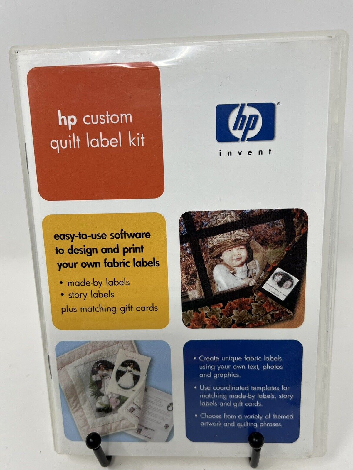 HP CUSTOM QUILT LABEL KIT Mint