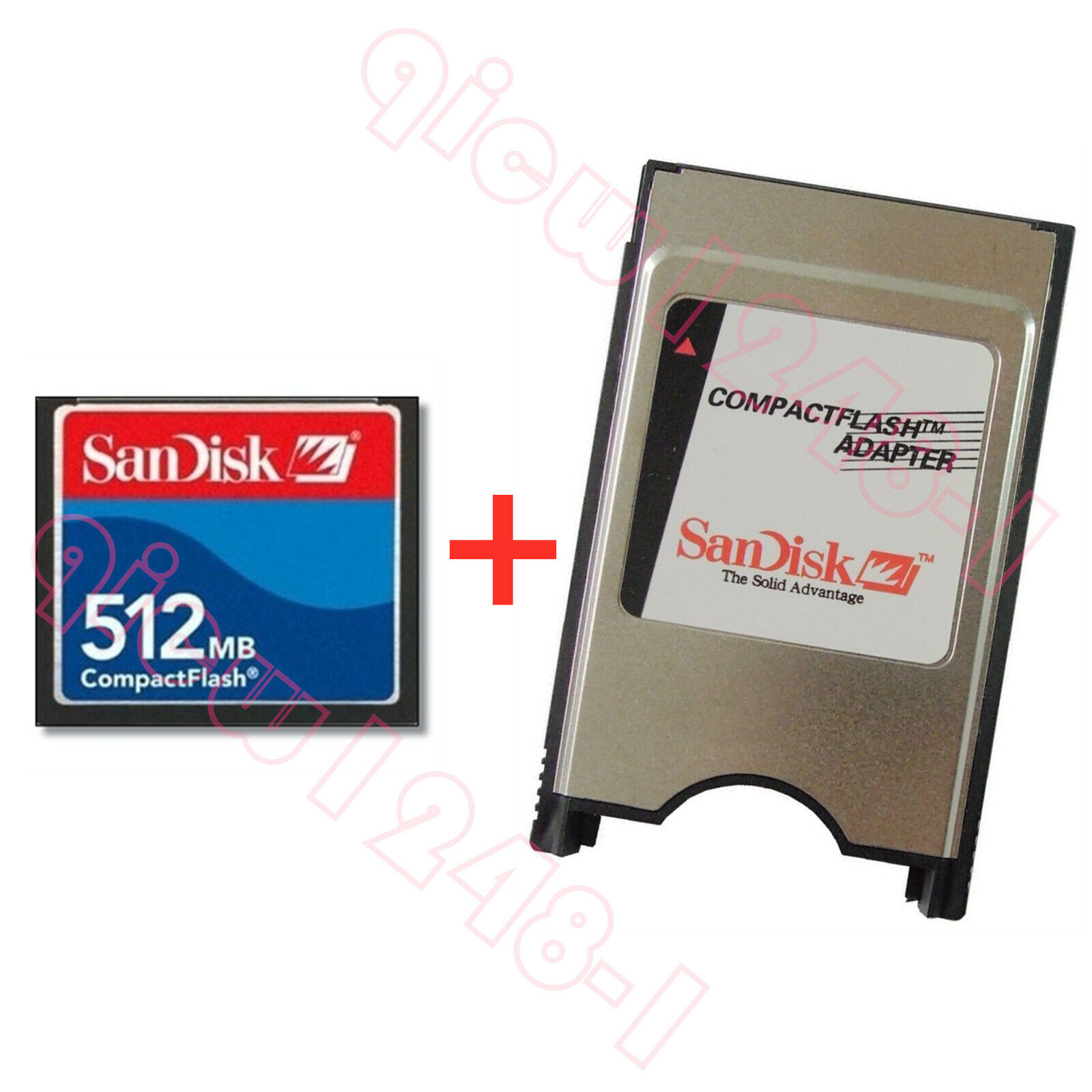 512MB CNC CF Compact Flash card+CF-PCMCIA Adapter  For CNC ATA PC Adapter FANUC