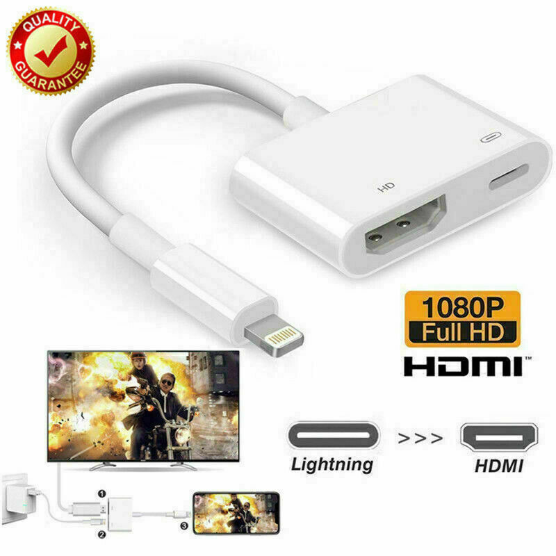 Lot 8 pin To HDMI Cable Digital AV TV Adapter For iPhone 6 7 8 X iPad Pro