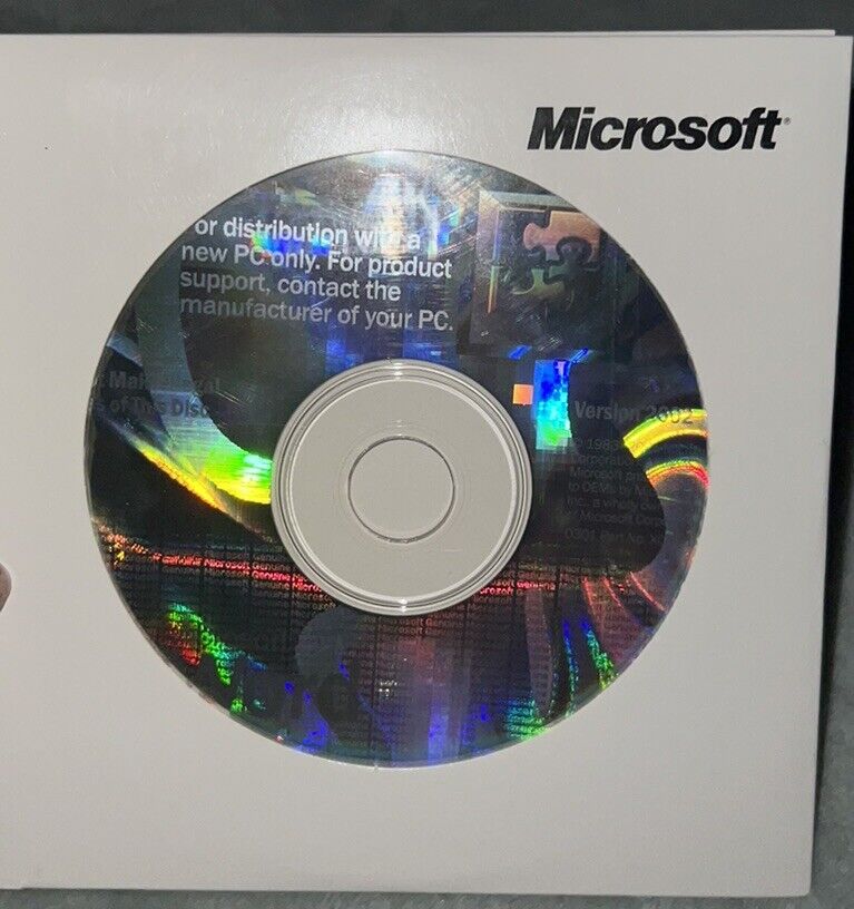 Microsoft Windows WORD 2002 on CD With Product Key