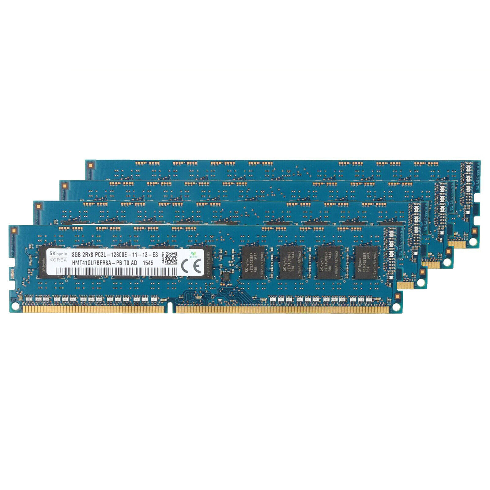 HMT41GU7BFR8A-PB SK Hynix DDR3L 32GB(4x 8GB)KIT 1600MHz ECC UDIMM Server Memory