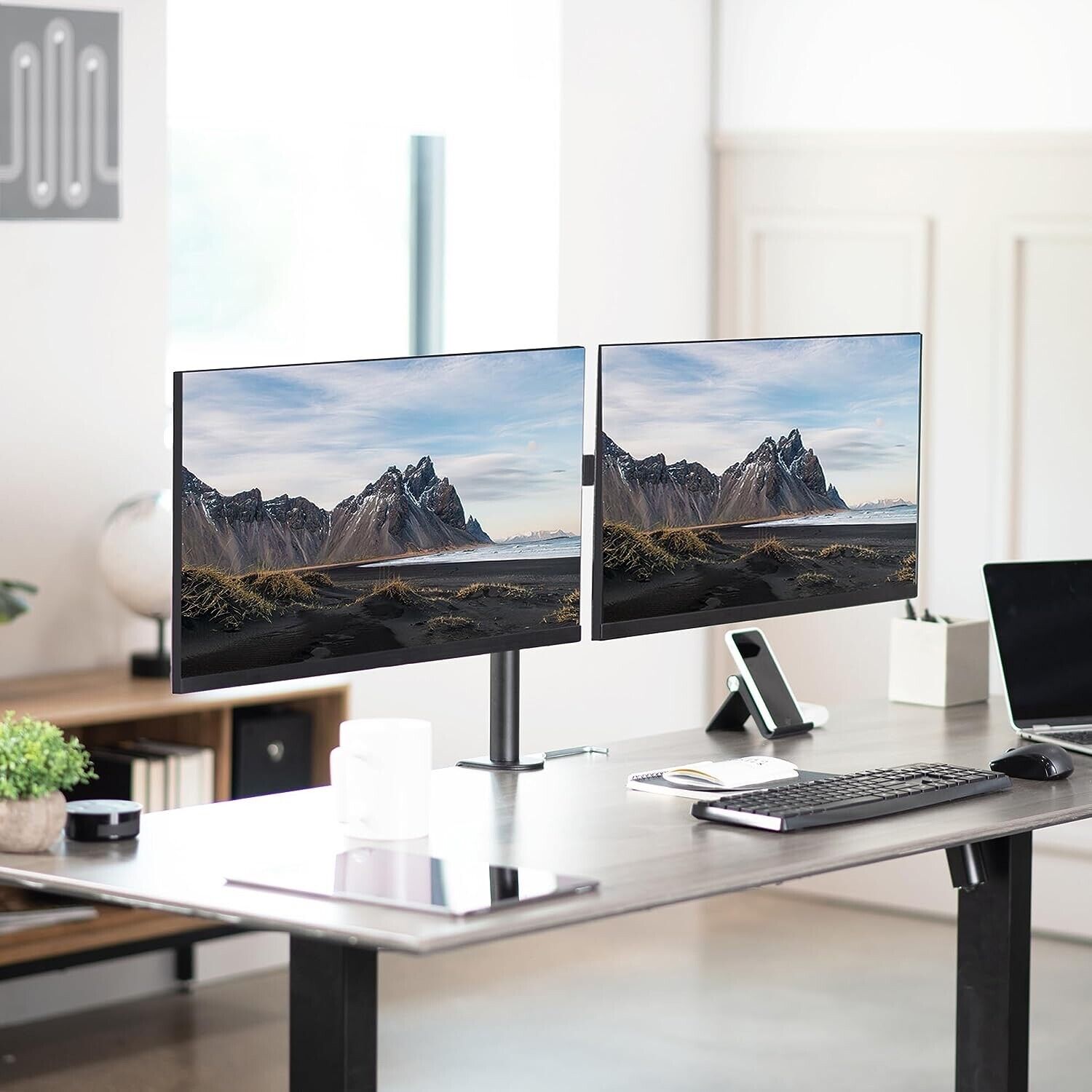 VIVO Dual Monitor Desk Mount 2 Monitors up to 32 in STAND-V032