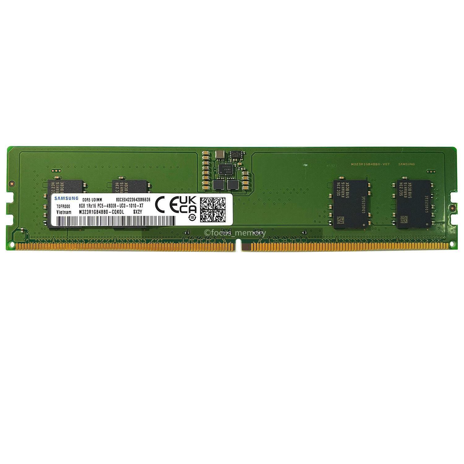 Samsung 8 GB PC5-38400 DDR5 4800 MHz DIMM HMCG66AEBUA084N AA Memory for Desktop