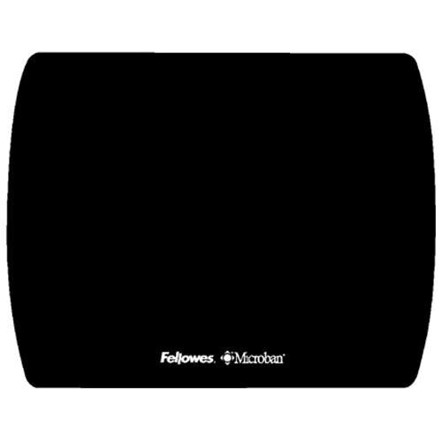 Fellowes Microban Ultra Thin Mouse Pad - Black (fel5908101) (fel-5908101)