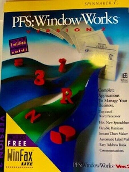 Spinnaker PFS Window Works Version 2. Windows PC; Floppy Disks Manual