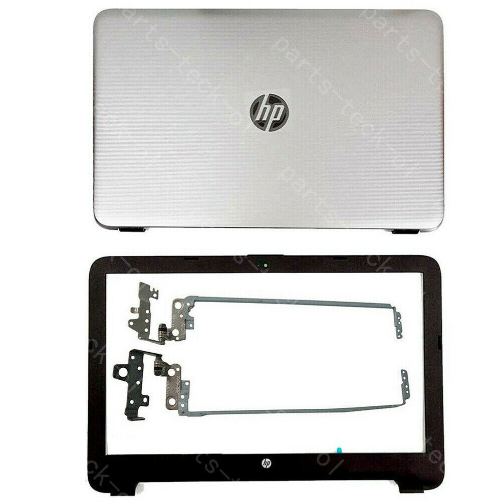 NEW Silver For HP 15AY 15-AY Series LCD Back Cover+Front bezel+Hinges 854987-001