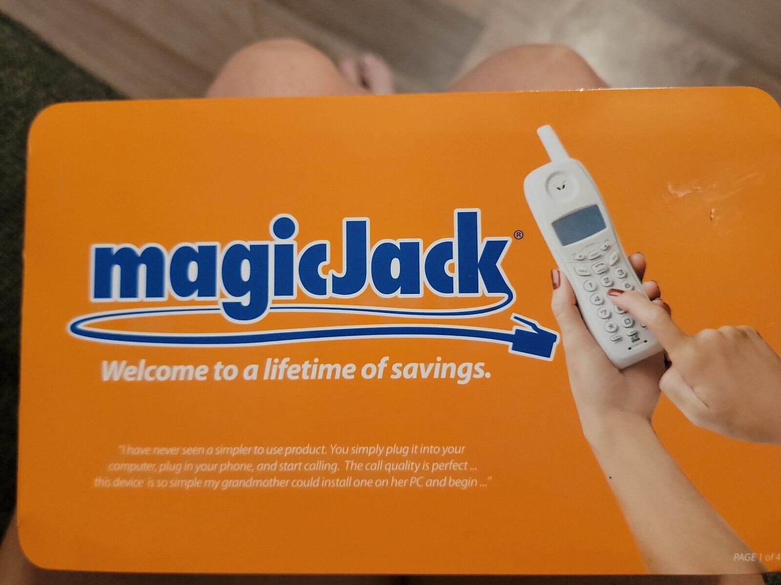 MAGIC JACK Magicjack Model #A921 USB Extension PC TO PHONE As Seen On TV 