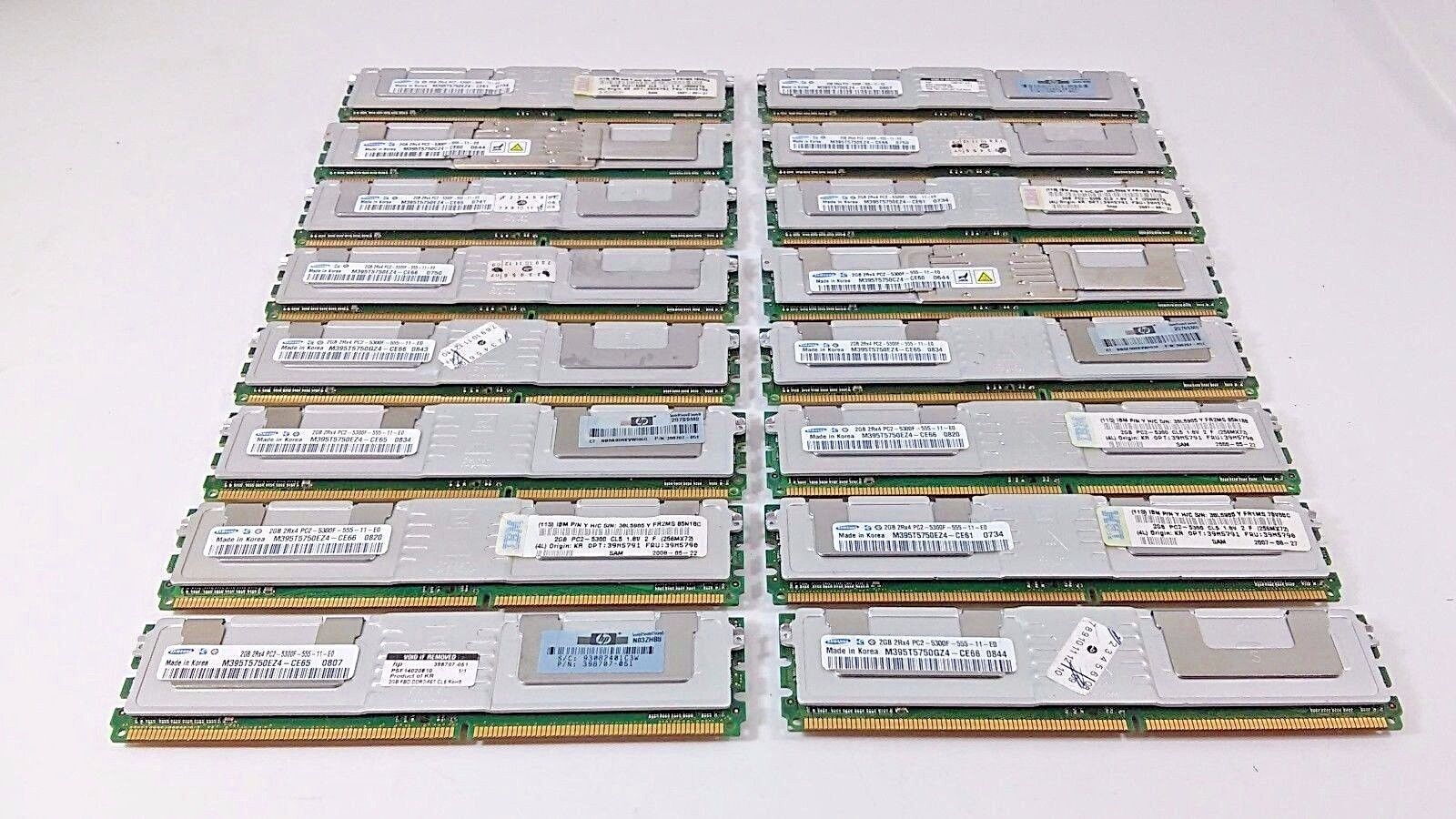 Samsung 32GB 16X2GB DDR Server Ram Memory M295T5750EZ4 2RX4 PC2-5300