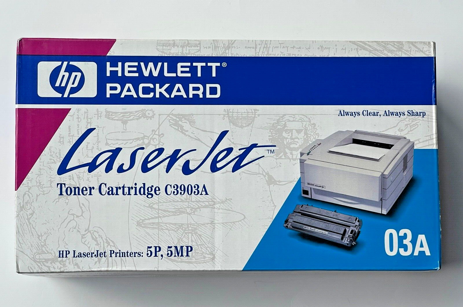 NEW Genuine HP 03A C3903A Black Toner Print Cartridge for LaserJet 5P 5MP 6P 6MP