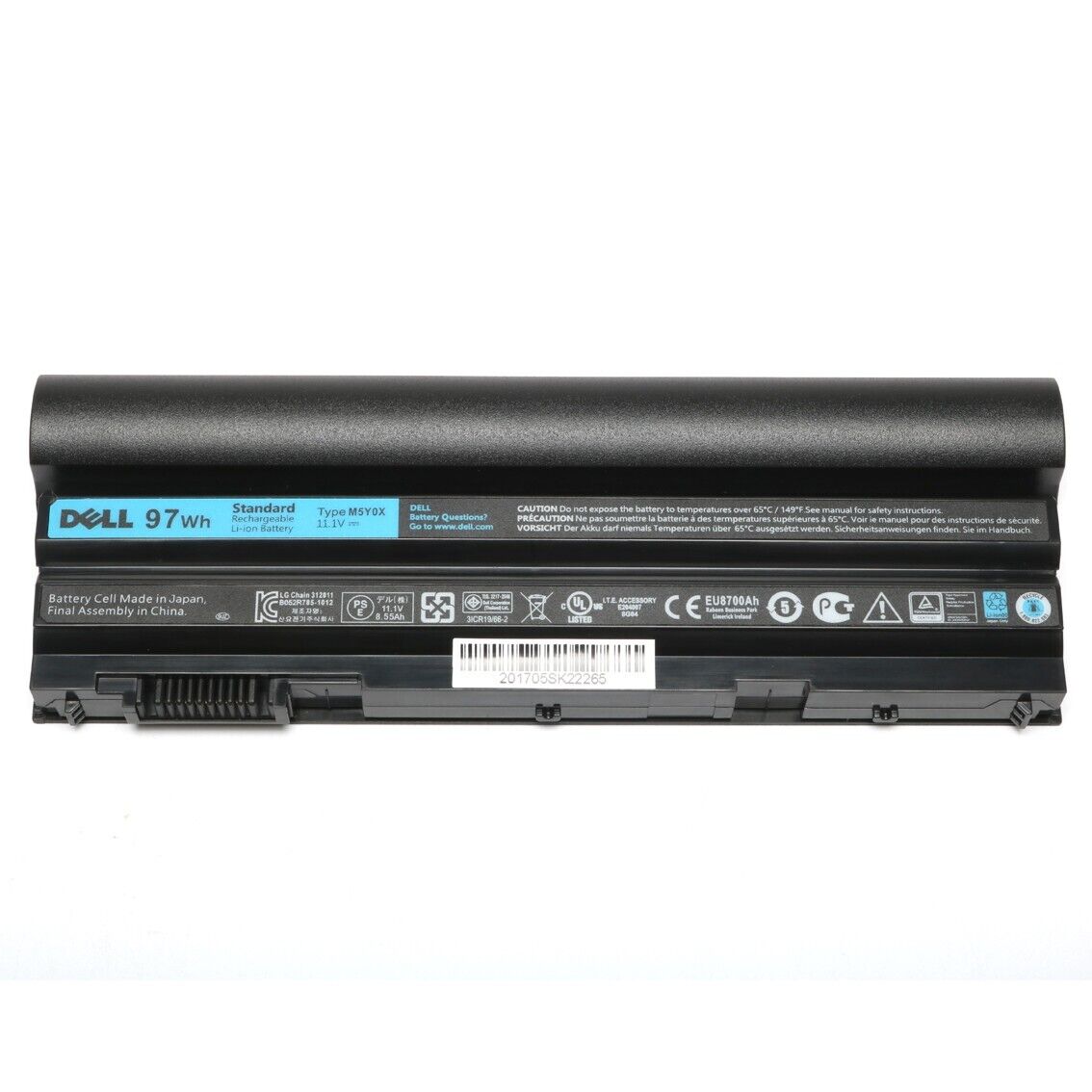 Genuine 97WH M5Y0X YKF0M Battery For Dell Latitude E5420 E6420 E6430 E6520 E6440