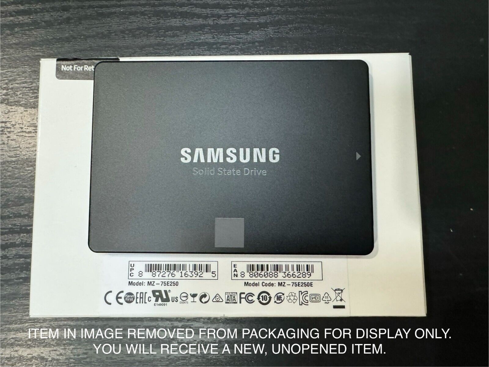 Samsung 850 EVO 250GB,2.5 inch (MZ75E250) Solid State Drive - BRAND NEW