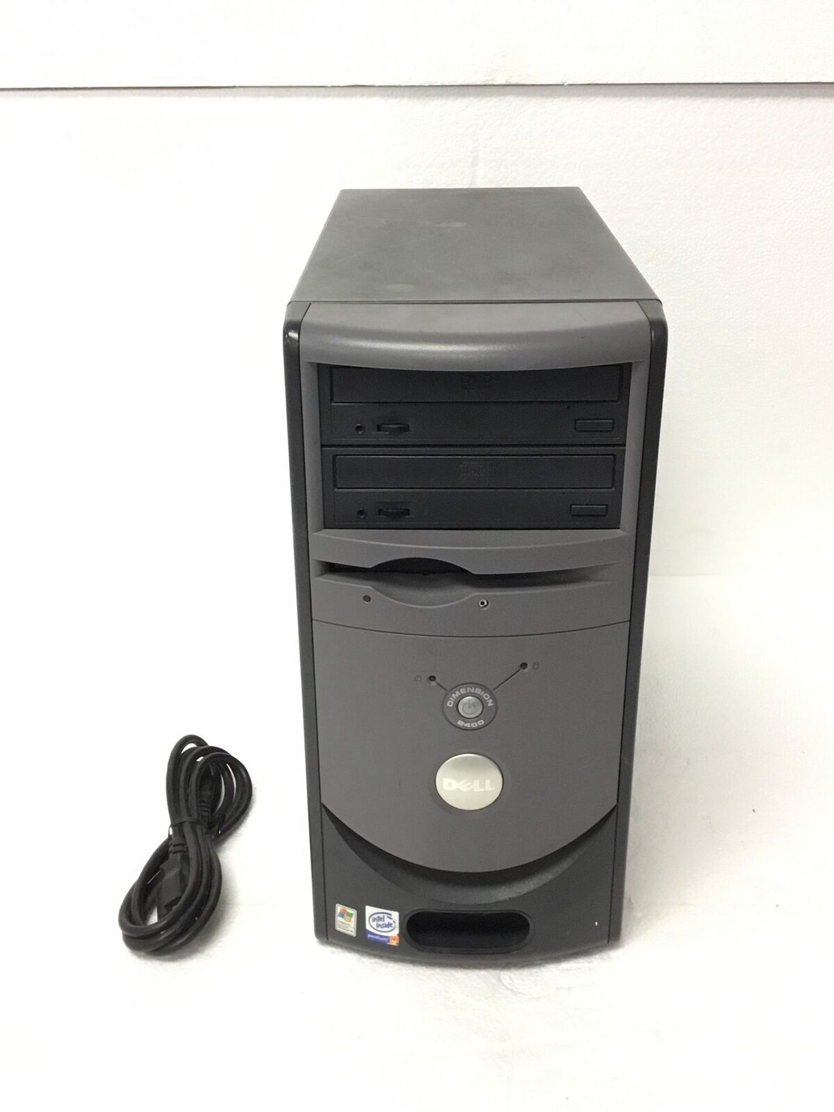 VINTAGE DELL DIMENSION 2400 XP PRO TOWER FLOPPY SERIAL PARALLEL, no HDD, FREESHP