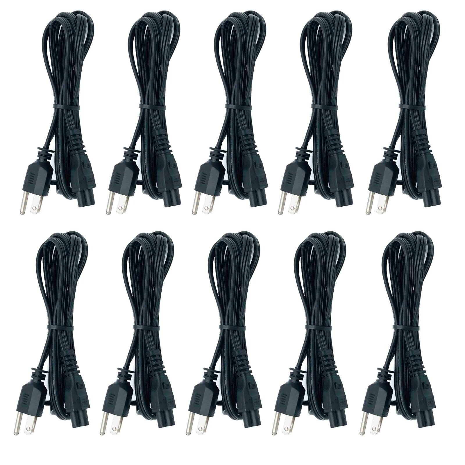 LOT 100 Original 6 ft 3-Prong Mickey Mouse AC Power Cord Laptop Printer Monitor
