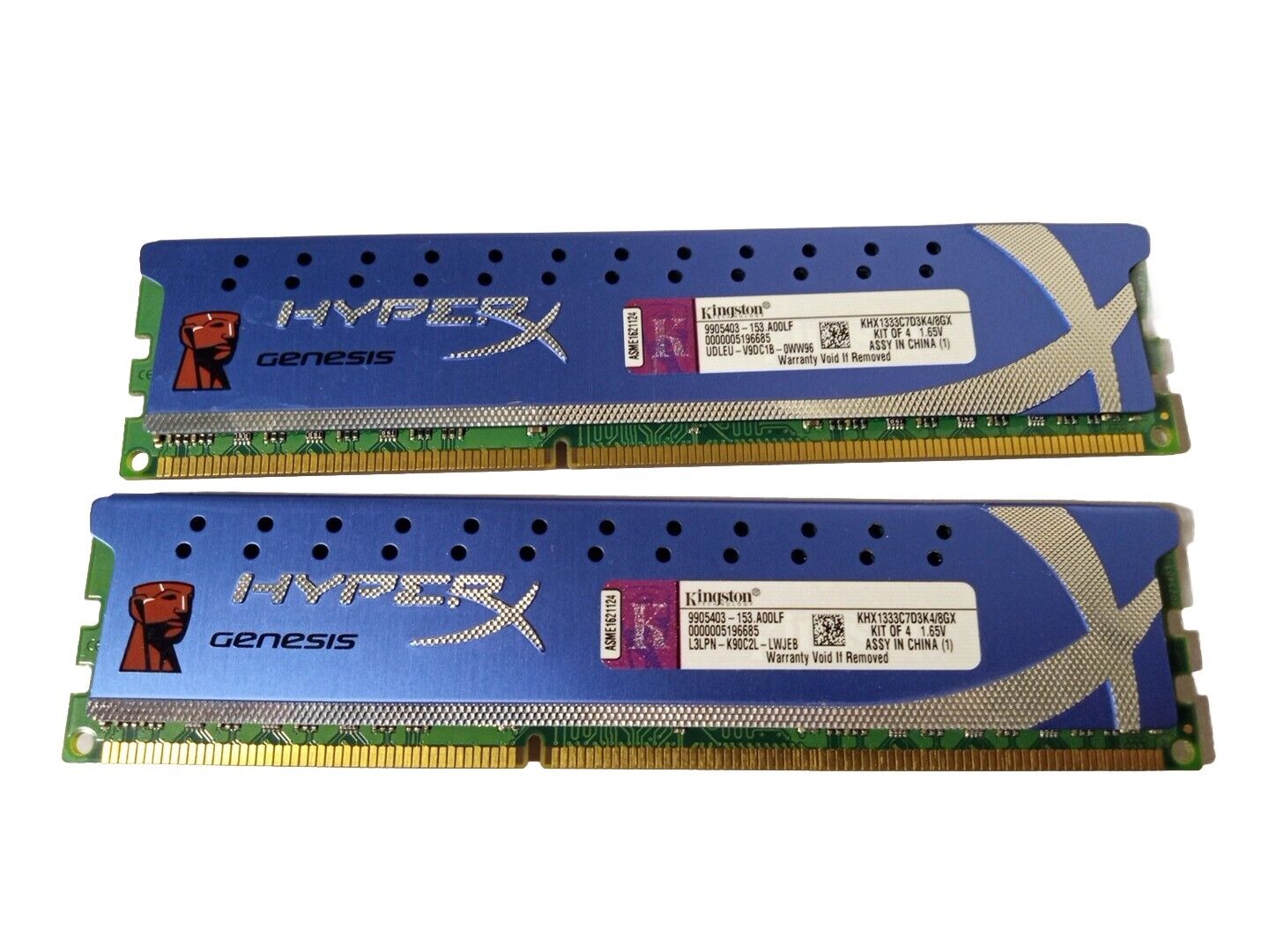 2x2GB  Kingston HyperX Genesis 1333MHz DDR3 RAM KHX1333C7D3K4/8GX