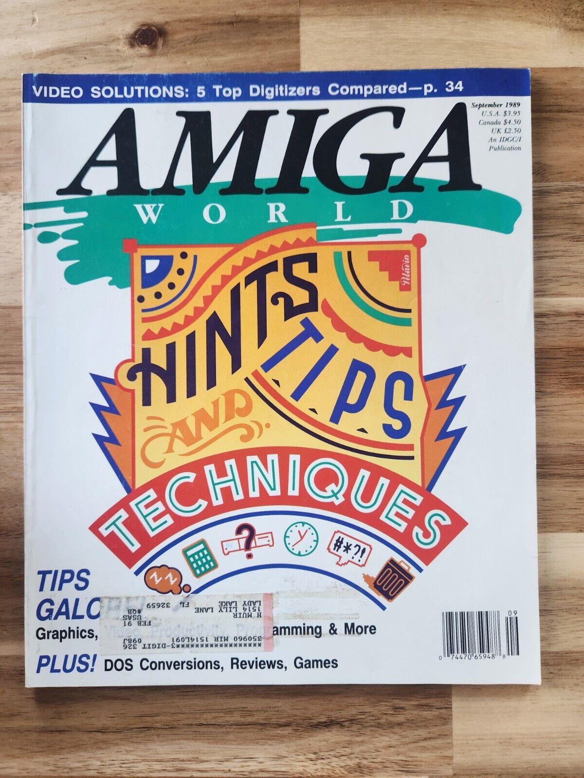 Vintage Amiga World Vol 5 Number 9 September 1989 Magazine, Computer Programming