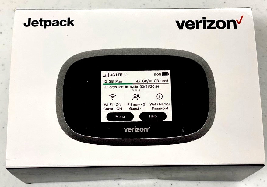 NEW Verizon Jetpack MIFI8800L UNLOCKED 4G LTE Hotspot Modem - extra car charger