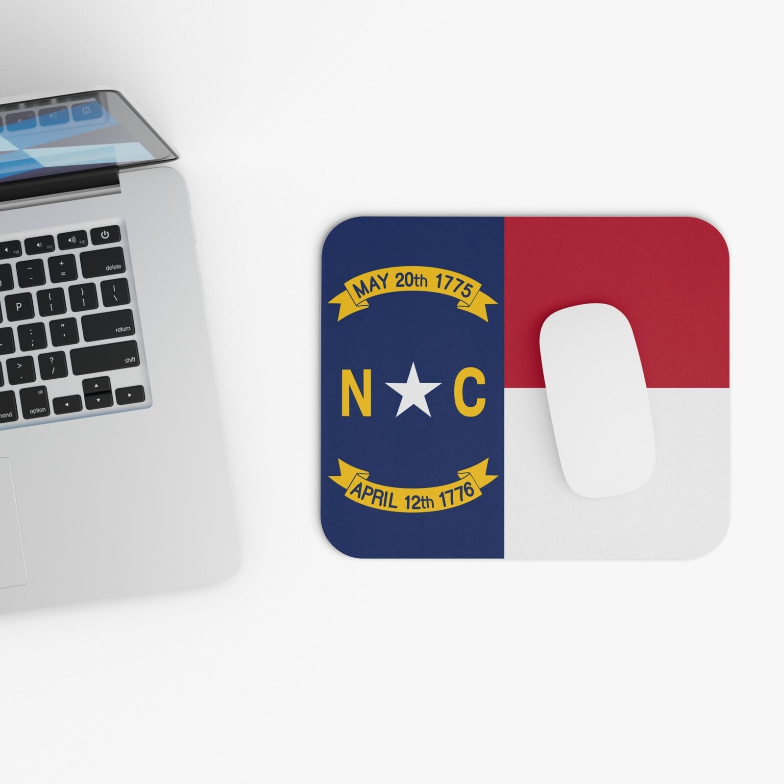 State of North Carolina State Flag Mouse Pad 