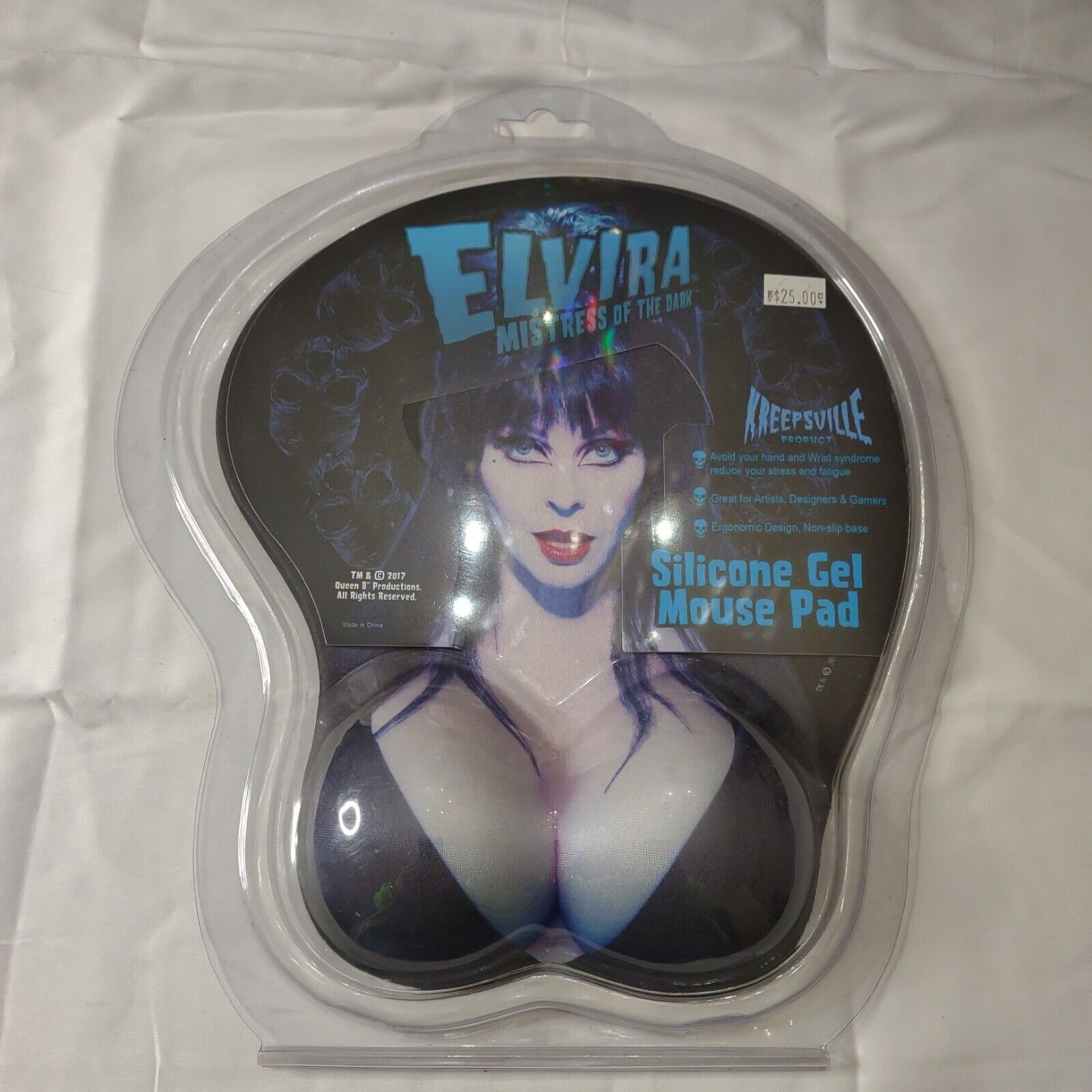 Elvira Mistress of The Dark Official Mouse Pad with Silicon Gel Wrist Rest