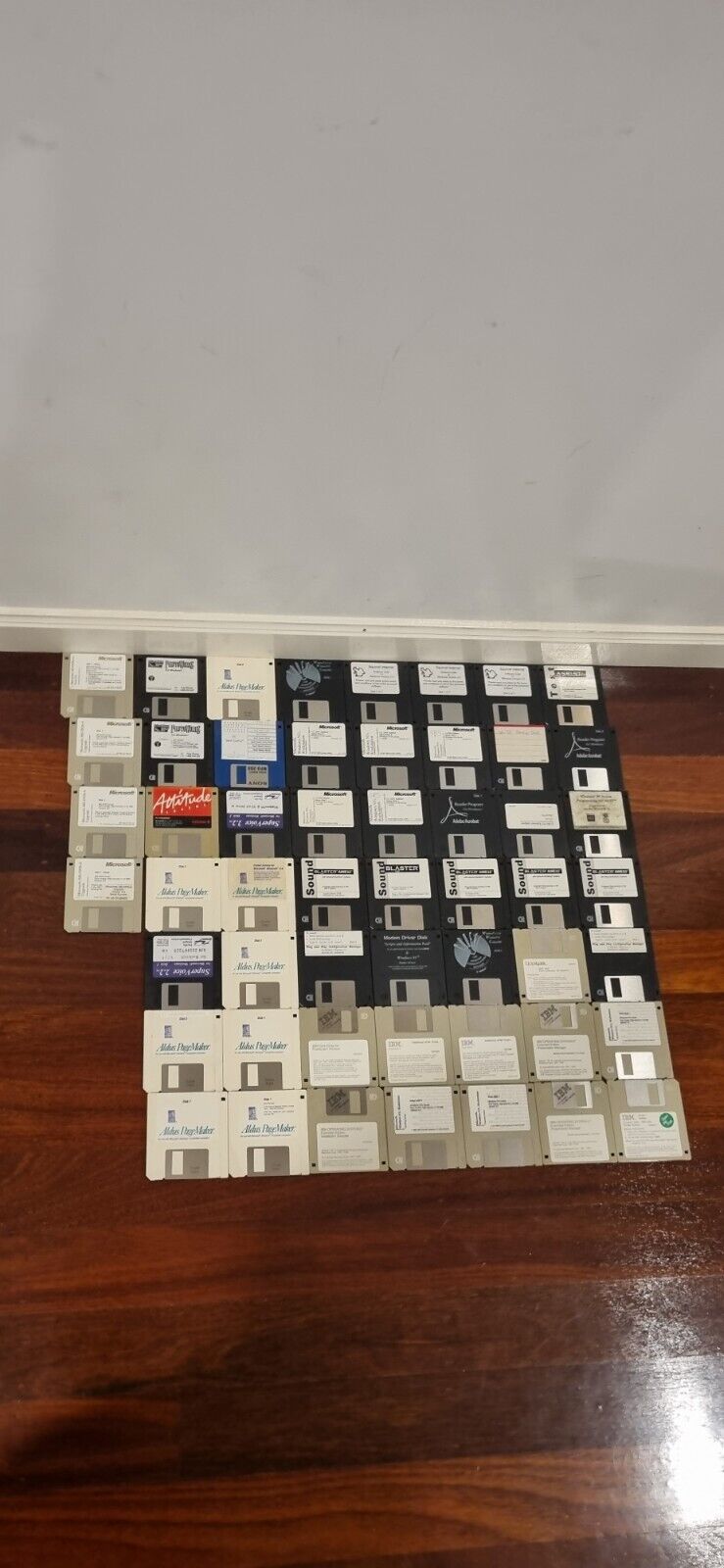 Bulk Lot Of 53 Used 3.5 Inch Floppy Disks Untested [Lot A]