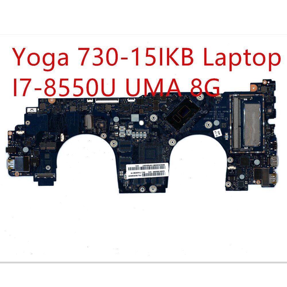 Motherboard For Lenovo ideapad Yoga 730-15IKB Laptop I7-8550U UMA 8G 5B20Q96455