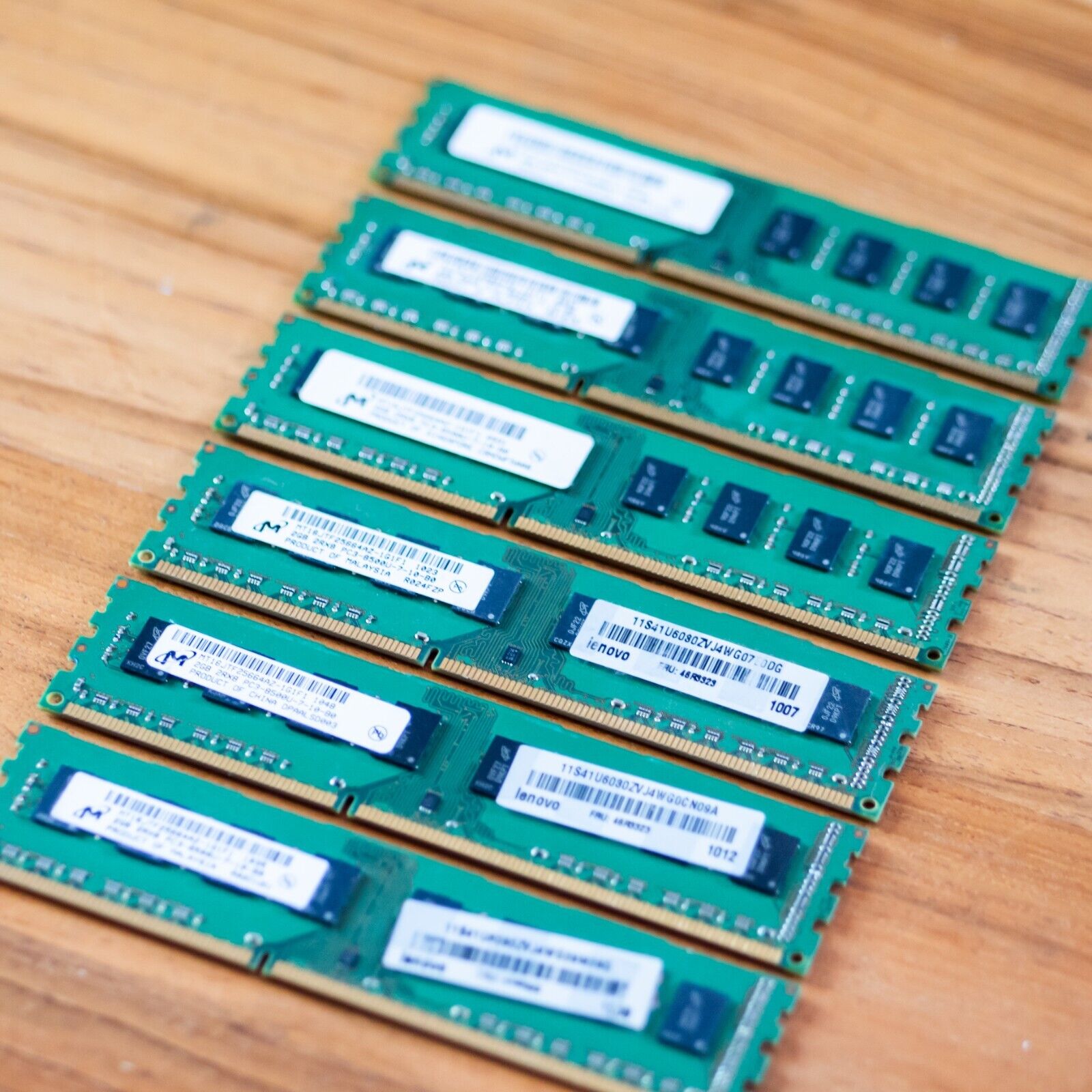 Micron 12GB (6x 2GB) DDR3 Desktop RAM Memory 1066MHz - MT16JTF25664AZ-1G1F1