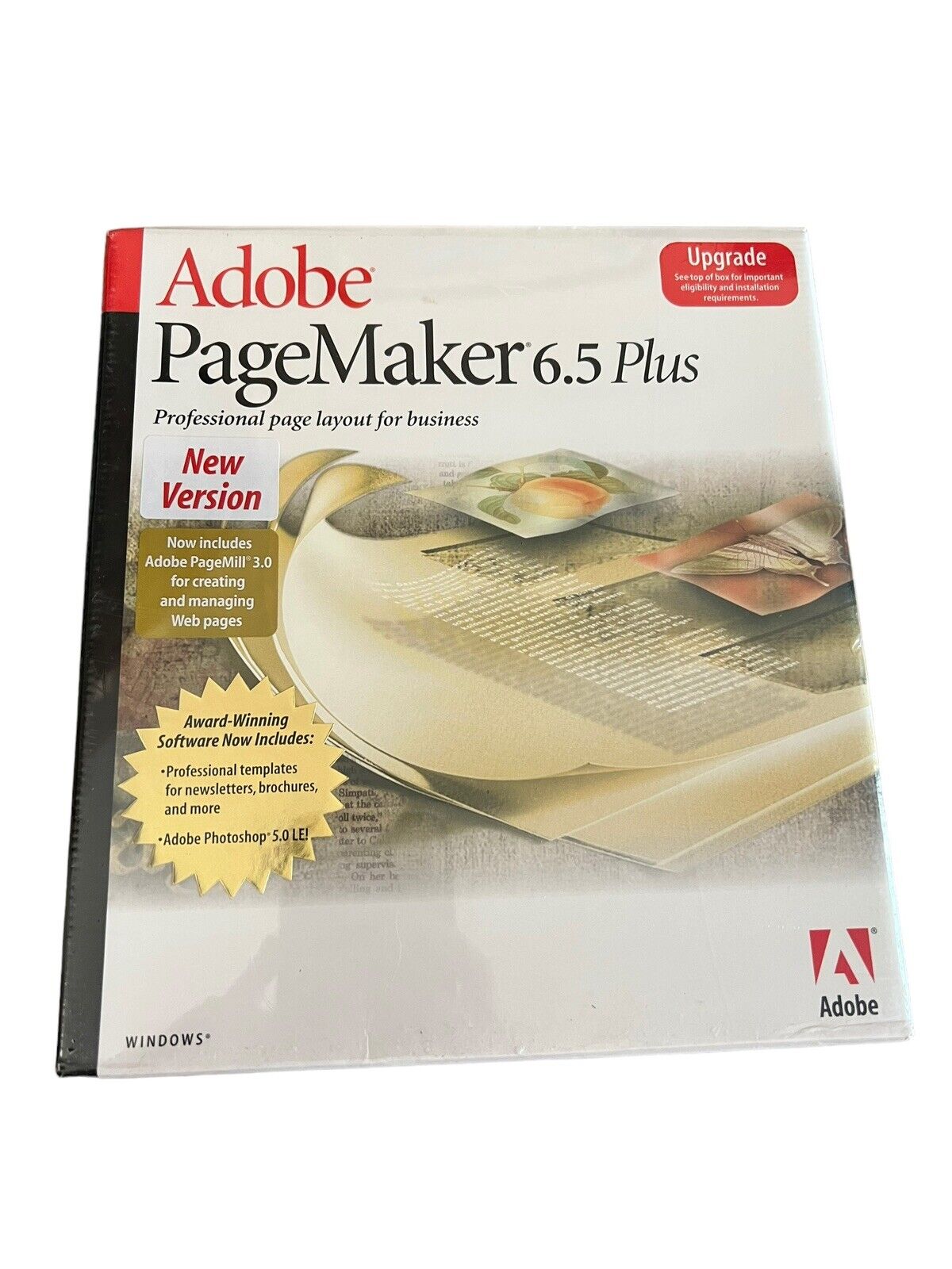 VTG Adobe PageMaker 6.5 Plus for Windows Professional Page Layout For Business