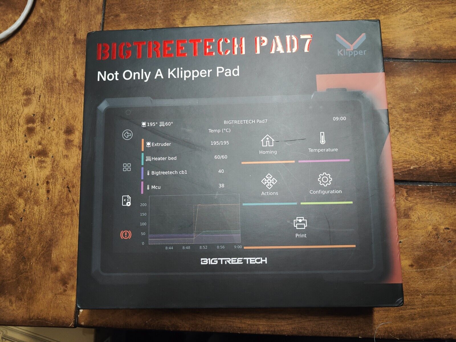 BIGTREETECH Pad 7 Klipper Touch Screen 7in 3D Printing Smart Pad Great Condition