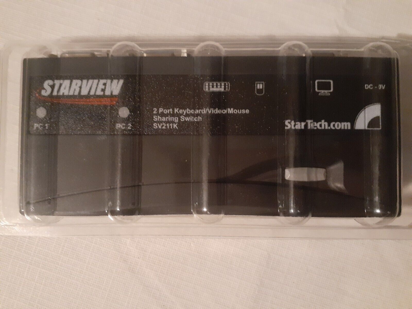 StarTech.com Starview SV211K 2 Port Keyboard/Video/Mouse Sharing Switch 