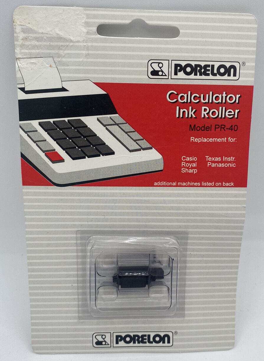 Vintage NOS Porelon Calculator Ink Roller Model PR - 40