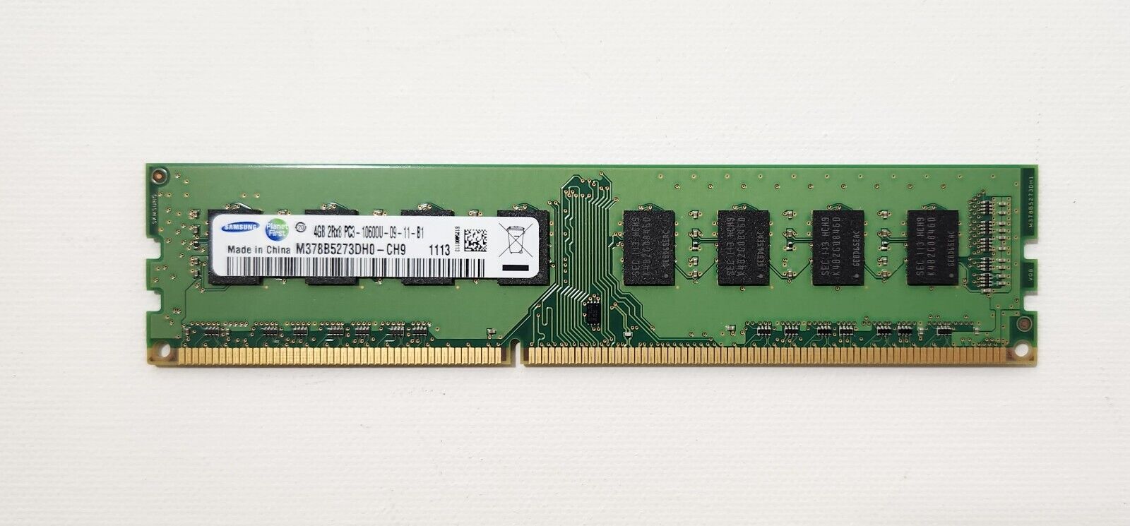 Samsung 4GB 2RX8 PC3-10600U-09-11-B1 M378B5273DH0-CH9 Used Memory