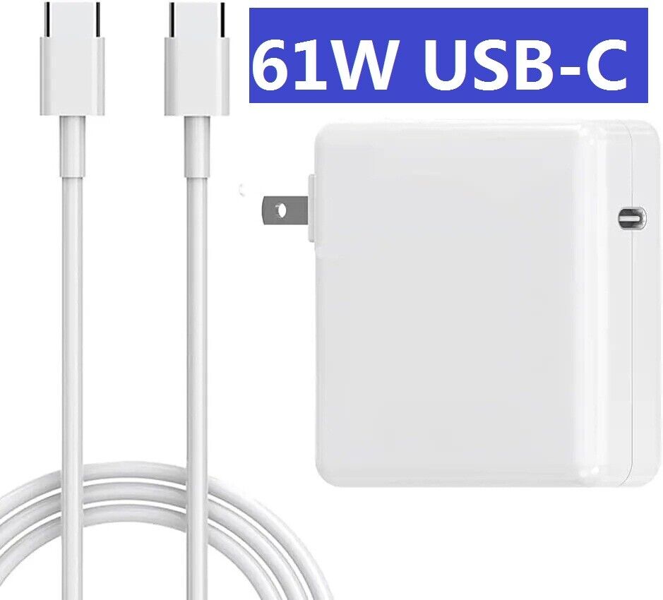 New 61W USB-C Power Adapter for Apple MacBook Pro Air 13 15 16\